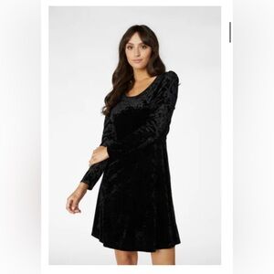 Black velvet dress from Princess Highway. Size AU 10